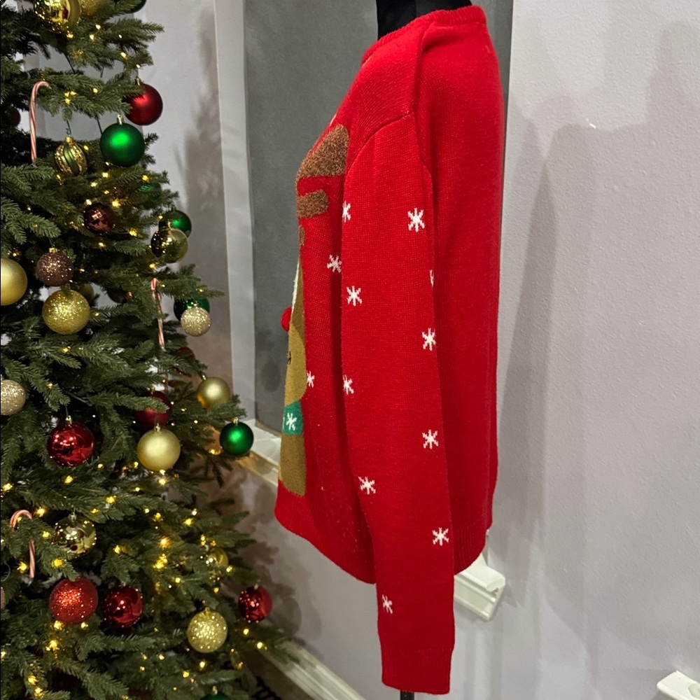 Red Reindeer Sweater - Picture 2 of 4